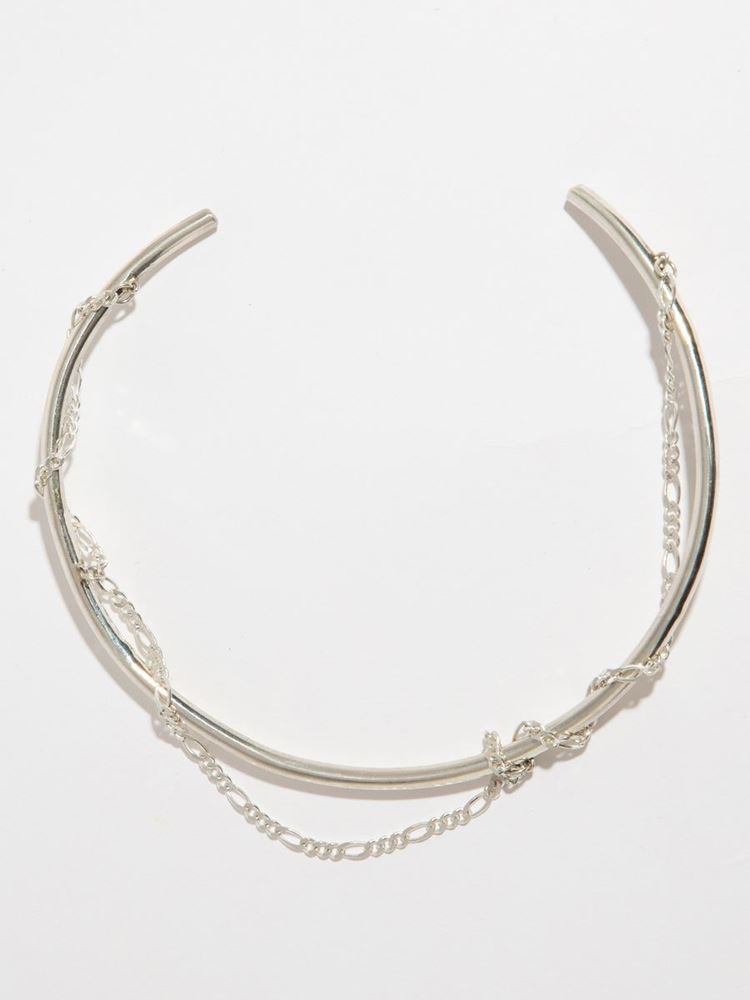 Picture of Sterling Silver Choker W/ Chain Wrapped