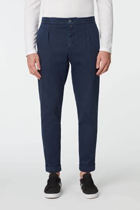 Picture of Navy Cotton Blend Pants