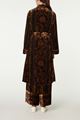 Picture of Brown Vintage Floral Dressing Gown 