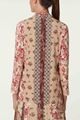 Picture of Red and Beige Floral Print Blazer