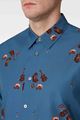 Picture of Blue Cowboy Boot Print Shirt