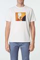 Picture of White Doorbell Print T-Shirt