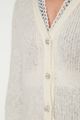 Picture of White Jewel Button Cardigan 