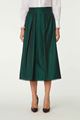 Picture of Green Wood Grain Effect Pleat Skirt 