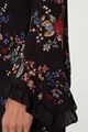 Picture of Black Floral Print Blouse 