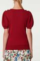 Picture of Red Decorative Button Sweater