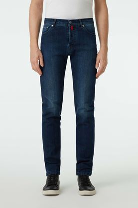 Picture of Blue Washed Straight Leg Jeans