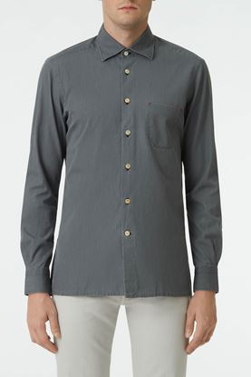 Picture of Grey Spread Collar Shirt