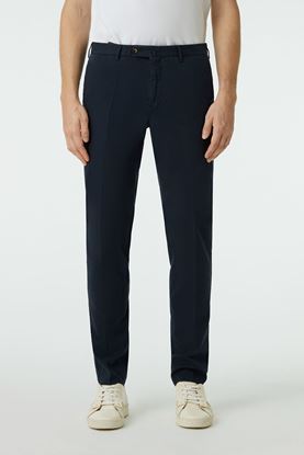 Picture of Navy Cotton Tailored Pants