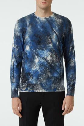 Picture of Multicolour Abstract Print Sweater