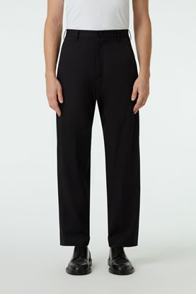 Picture of Black High Waist Wool Pants