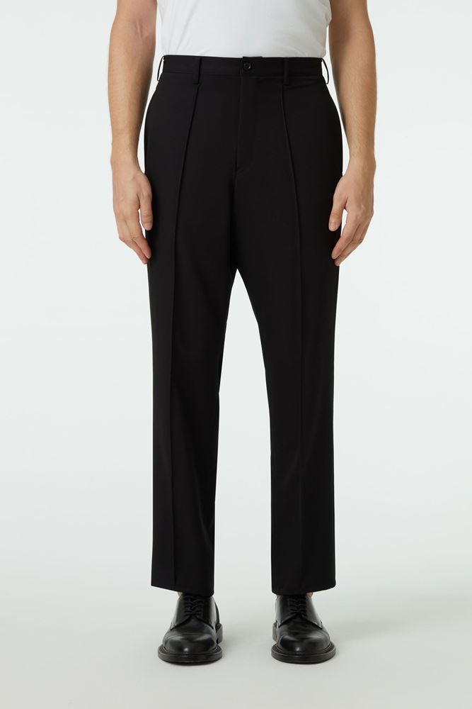 Picture of Black Pleat Tailored Pants