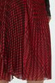 Picture of Black and Red Check Pattern Pleat Skirt