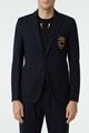 Picture of Navy Logo Patch Blazer