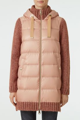 Picture of Pink Knit and Pad Mix Jacket