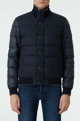 Picture of Navy Panel Down Jacket 