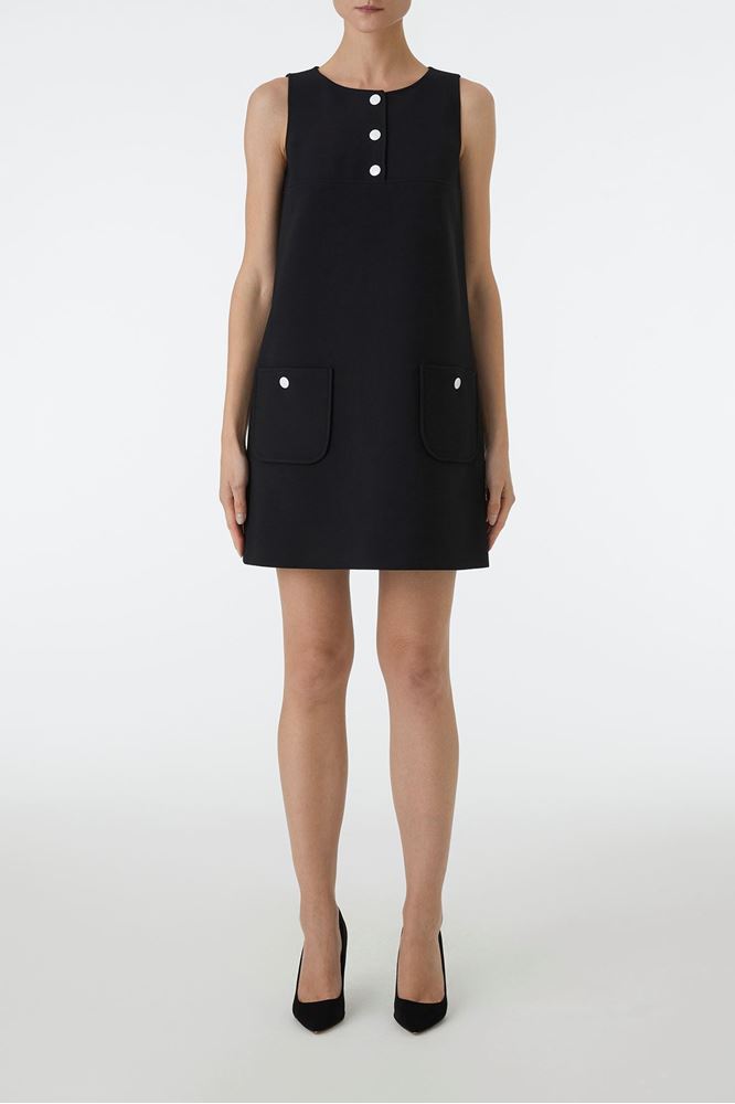 Picture of Black Visible Button Dress