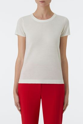 Picture of White Round Neck T-Shirt