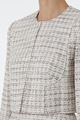 Picture of Grey and White Tweed Crop Jacket