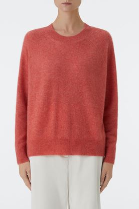 Picture of Coral Red Cashmere Sweater