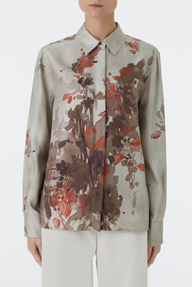 Picture of Multicolour Floral Silk Shirt 
