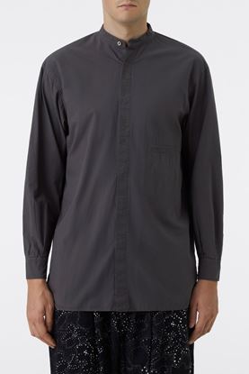Picture of Grey Band Collar Shirt