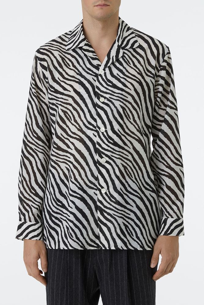 Picture of Black and White Zebra Print Shirt