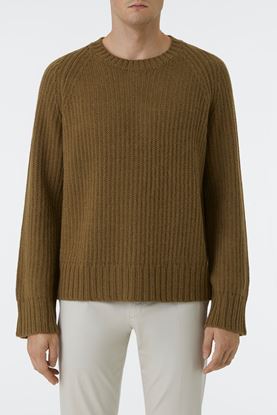 Picture of Brown Crew Neck Sweater