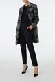 Picture of Black and White Marble Tweed Coat