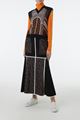 Picture of Multicolour Osmanthus Pattern Midi Skirt