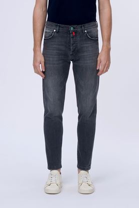 Picture of Grey Washed Crop Jeans
