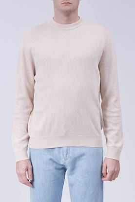 Picture of Beige Crewneck Floral Sweater