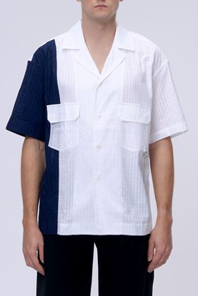 Picture of White and Navy Two Tone Shirt