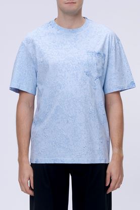 Picture of Blue Hand Spray Print T-Shirt