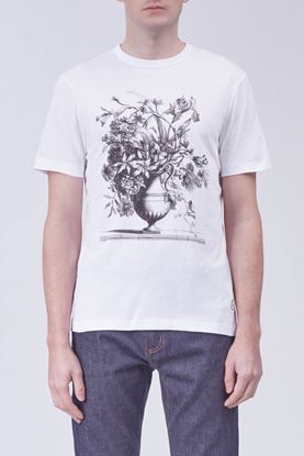 Picture of White Vase Print T-shirt