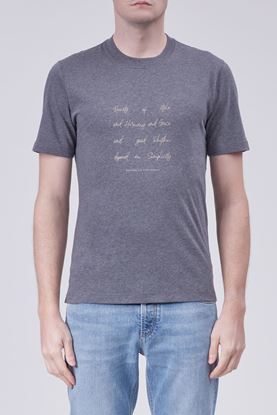 Picture of Grey Slogan T-Shirt