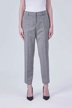 Picture of Grey Prince of Wales Check Crop Pants