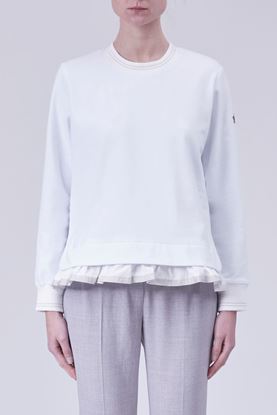 Picture of White Ruffle Layer Sweatshirt