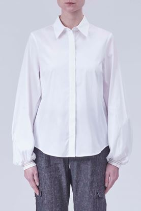 Picture of White Puffed Cuff Shirt 