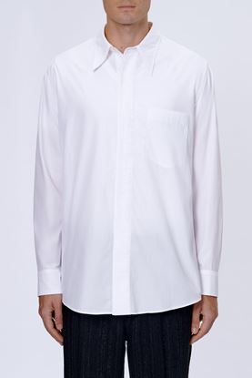Picture of White Buttoned Oversized Shirt