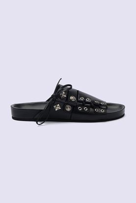 Picture of Lace Fastening Leather Sandals