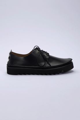 Picture of Black Leather Derbys