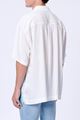 Picture of Cotton Asymmetric-Print Short-Sleeve Shirt