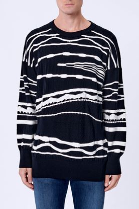 Picture of Abstract Pattern Knitted Jumper