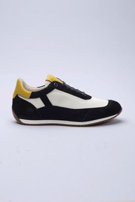 Picture of Tan-White Panneled Sneakers