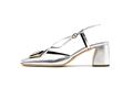 Picture of Silver Metallic Buckle Sandals 