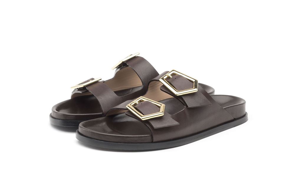 Picture of Brown Buckle Sandals