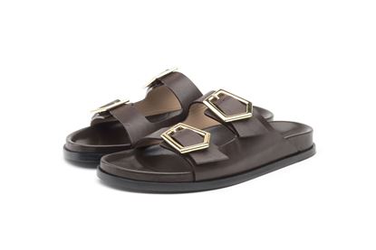 Picture of Brown Buckle Sandals