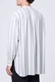 Picture of Stripe Band Collar Long Shirt