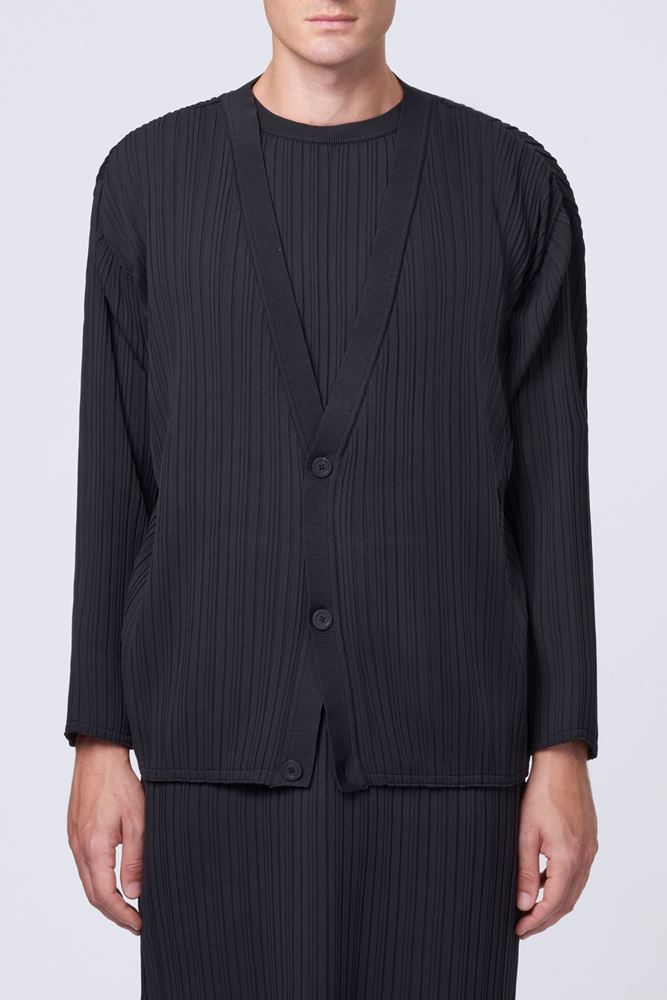 トップス yoke Pleated Knit Cardigan yoke Pleated Knit Cardigan